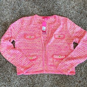 Lilly Pulitzer Vibrant Pink Cardigan